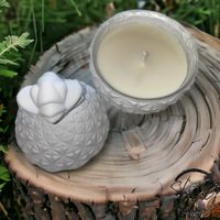 White Pineapple Candle - Musk Sticks