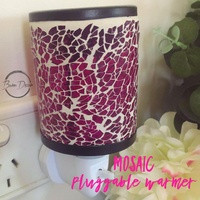 Pink Mosaic Pluggable Melt Warmer