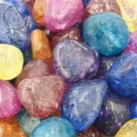 Crackle Quartz Assorted Tumbled Stones 200g